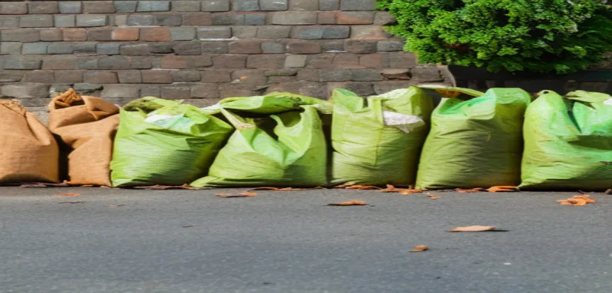 Leaf Removal in Falls Church after picture.