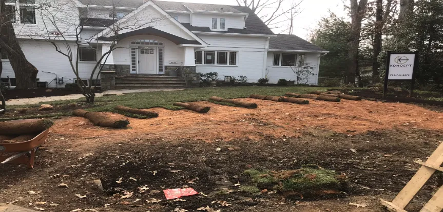 Sod Installation in Falls Church, VA.